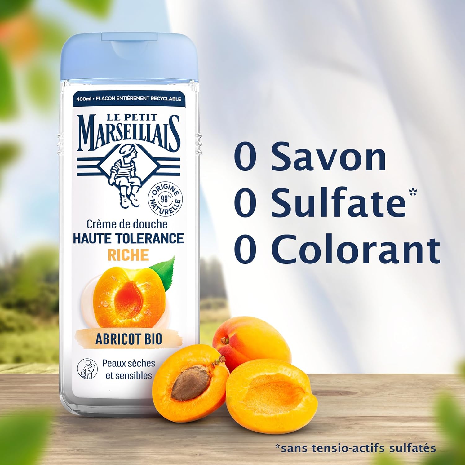 Gel Douche Hydratant Haute Tolérance Abricot