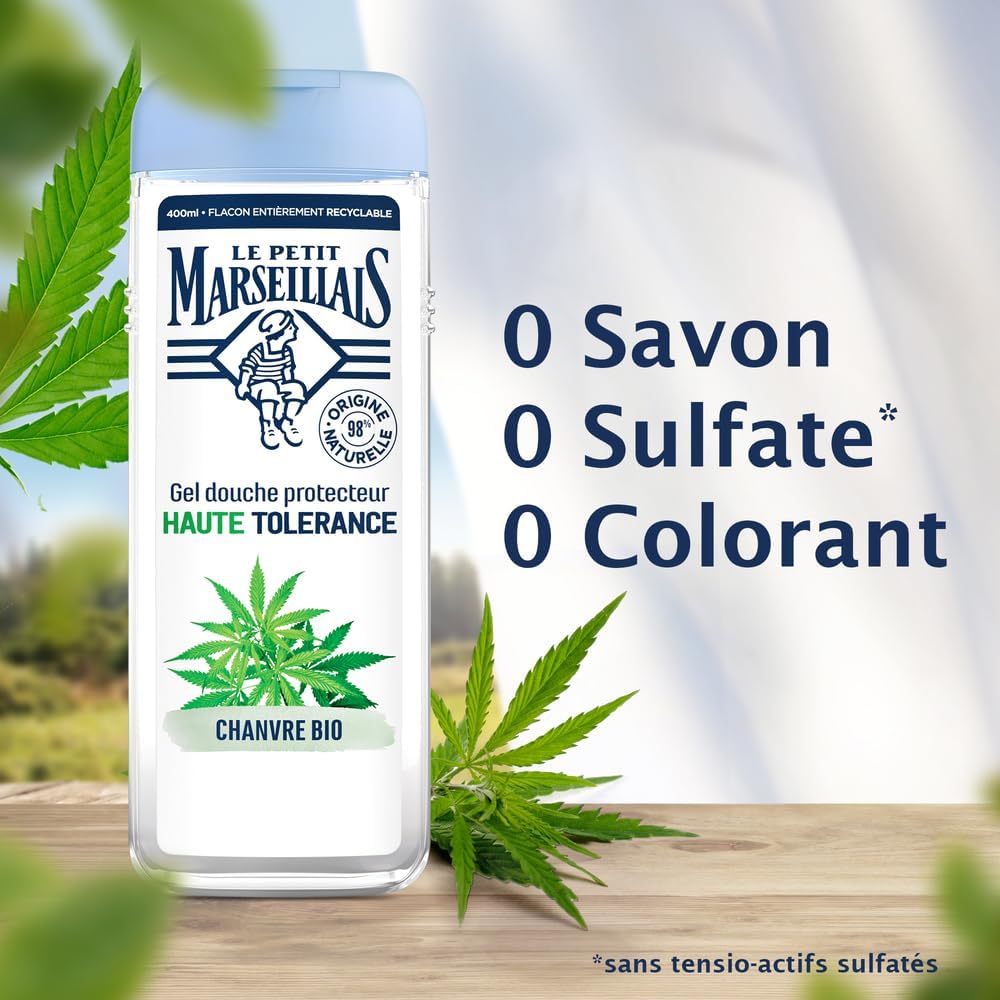 Gel Douche Hydratant Haute Tolérance Aloe Vera Bio