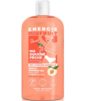 Gel Douche pH Neutre Pêche Blanche & Eau de Riz